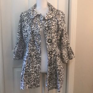 Gray Print Jacket